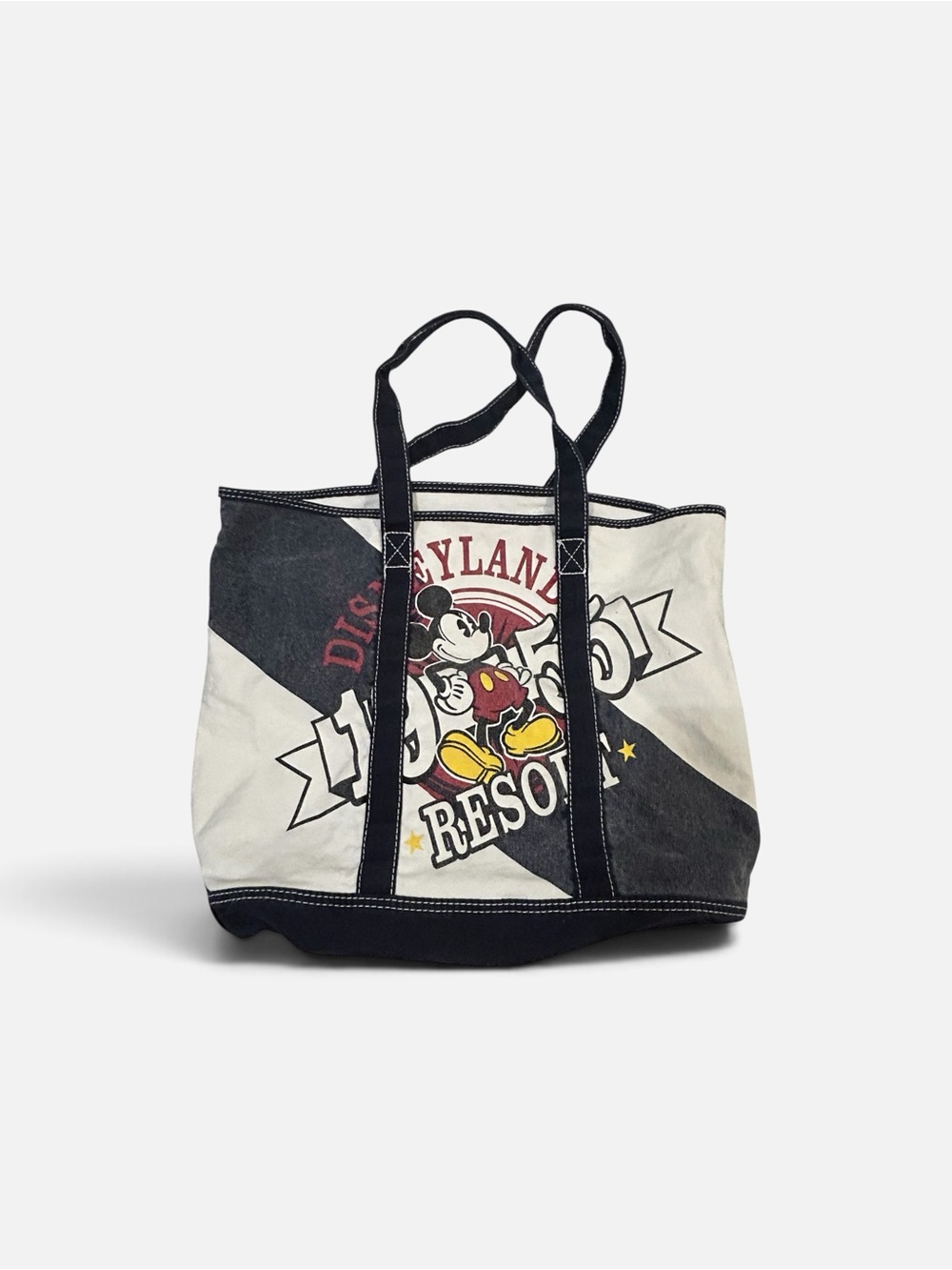 Disney Resort Black & White Canvas Tote Bag